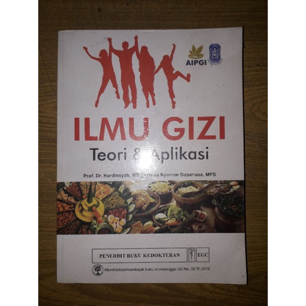 PRELOVED BUKU ILMU GIZI TEORI DAN APLIKASI