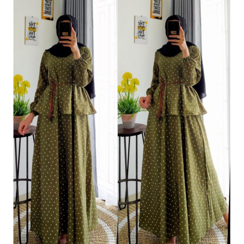 monalisa polka maxy/Gamis POLKA
