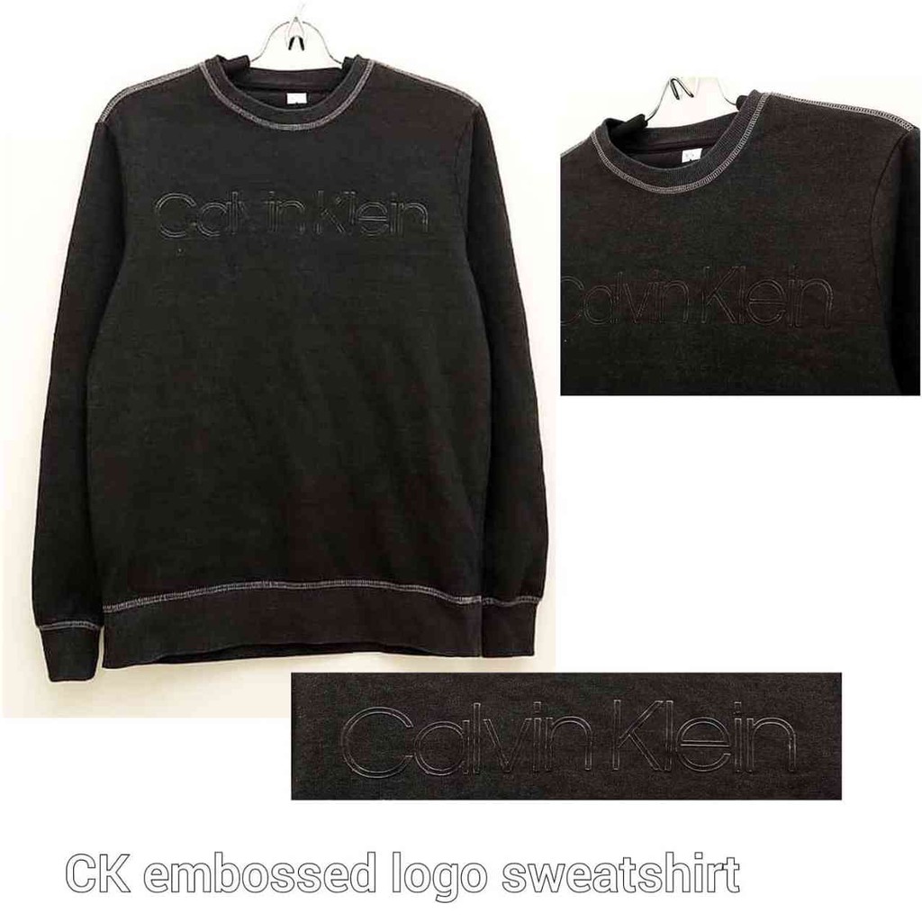 calvin klein logo sweater