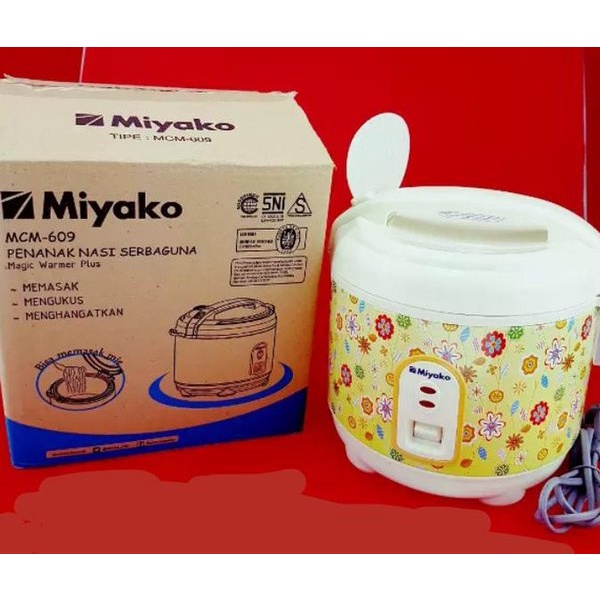 Miyako Rice Cooker MCM-609 / Magic Com MCM-609 / Mini Magic Warmer Plus 0.6 Liter