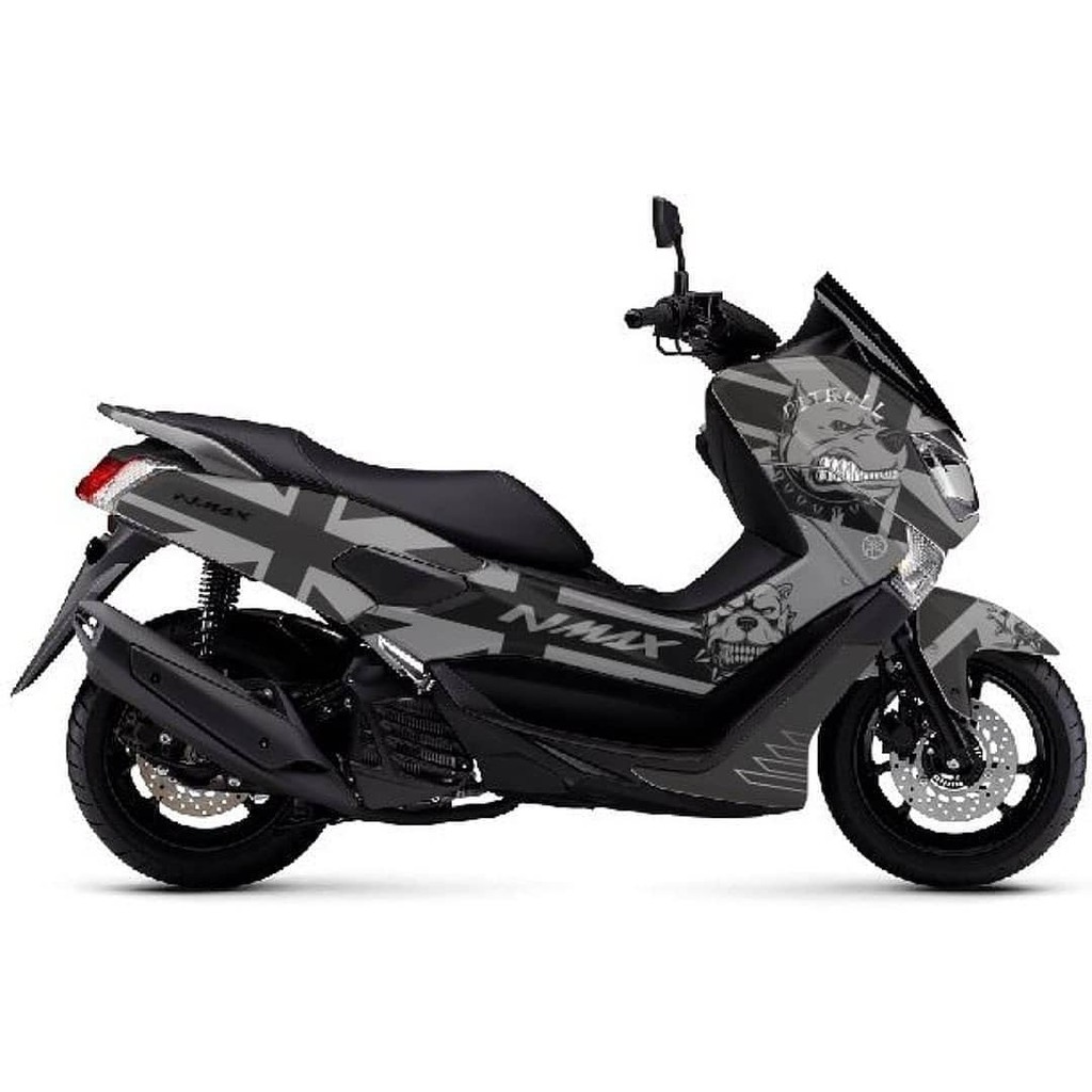 Decal Nmax OLD  /NEW NMAX  Abu-Abu Buldog Bendera Inggris