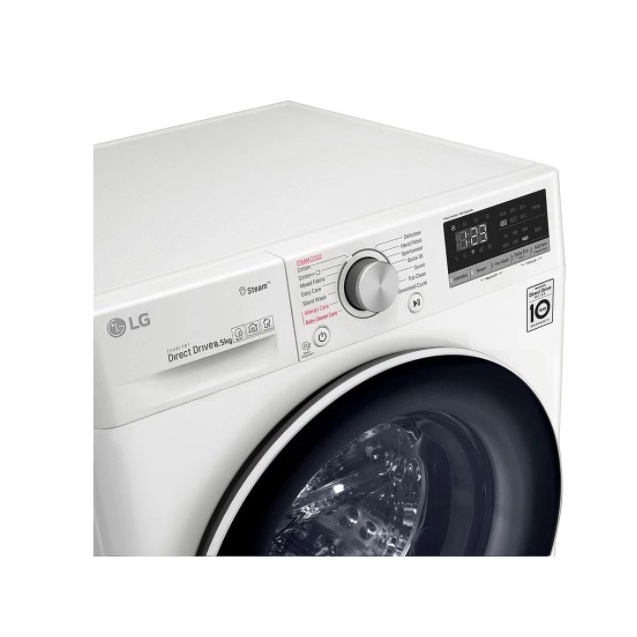 LG Mesin Cuci Front Loading 8,5Kg Inverter FV1285S3WS WiFi ThinQ