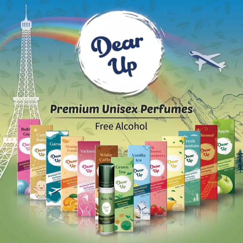 DEAR UP Parfum Parfume Perfume Premium Unisex Roll On | Non Alcohol | BPOM (KIM)