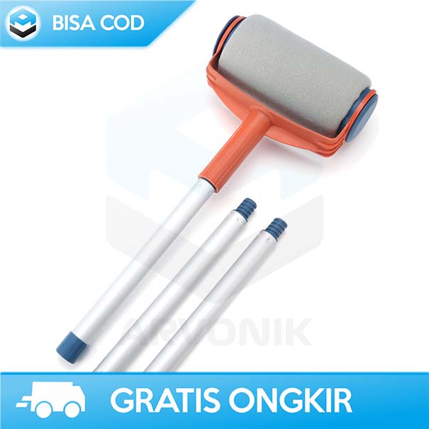 KUAS ROLL CAT DINDING ALLOET PAINT ROLLER PRO DIY OTOMATIS PRAKTIS ORI