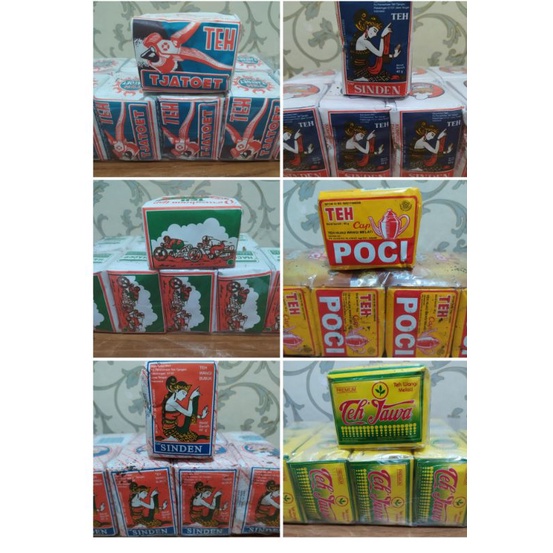 Teh Sinden Biru Teh Sinden Merah Batik Teh Jawa Teh Poci Teh Balap Motor Teh Tjatoet Teh Catut Teh K