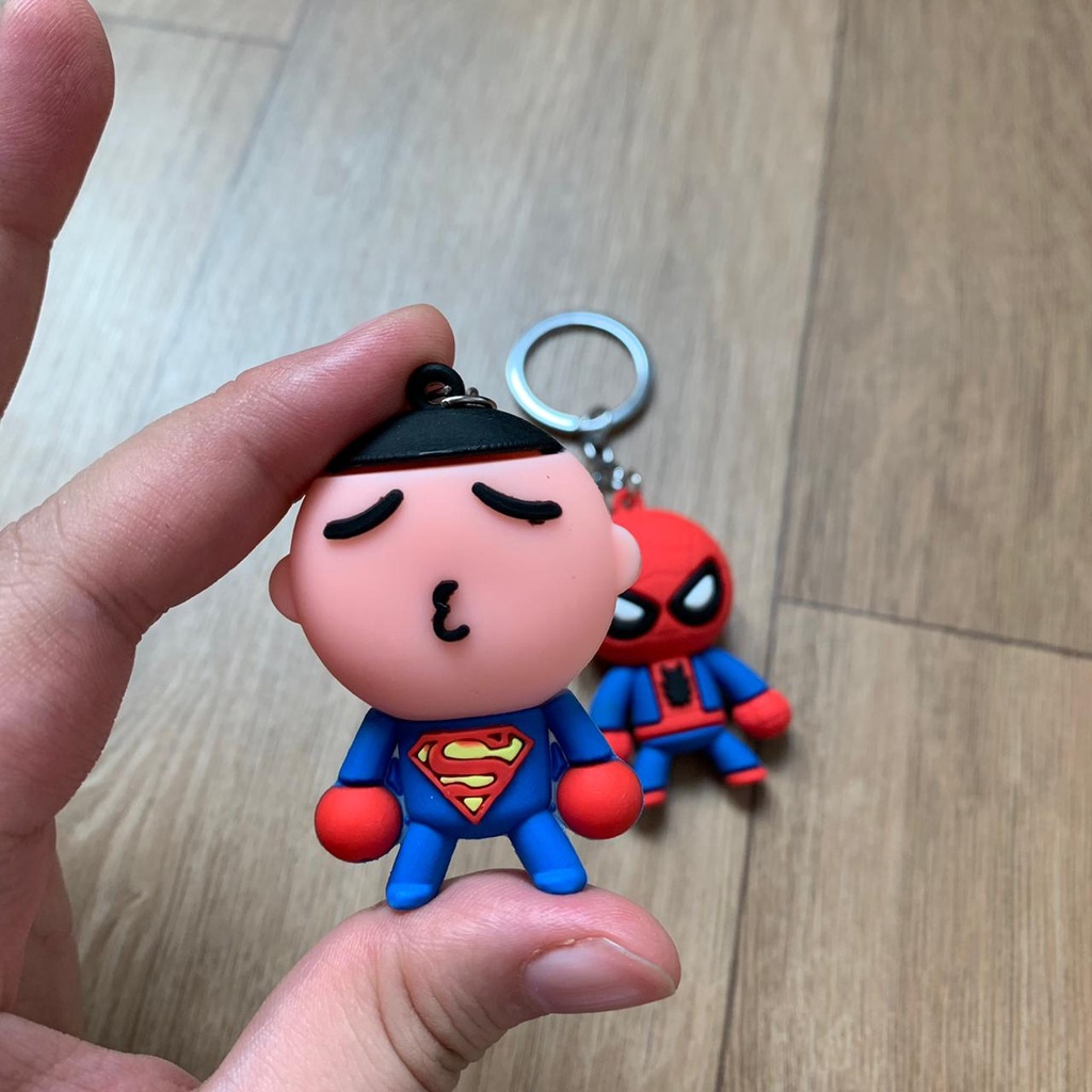 GANTUNGAN KUNCI HERO LUCU UNIK KEYCHAIN SOUVENIR IMUT KARAKTER IMUT READY GROSIR DAN COD TERMURAH