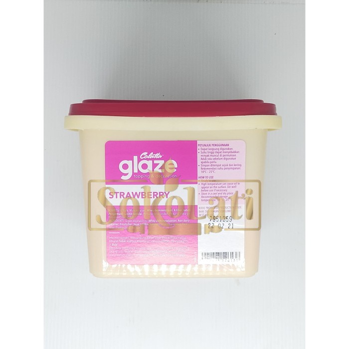 

Colatta Glaze Strawberry 1kg