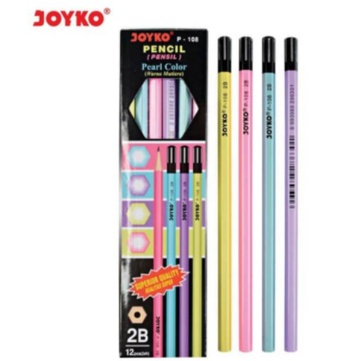 

Pensil 2B Joyko P-108 Pearl per pack isi 12