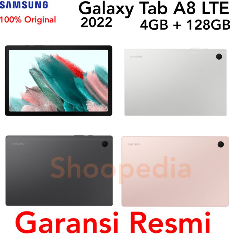 Samsung Galaxy Tab A8 LTE 4/128 Garansi Resmi Tablet 10 inch Tab A 8 Wifi 3/32