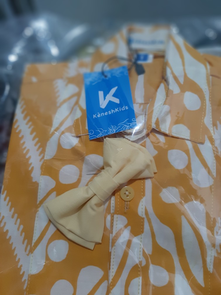 Baju Kemeja Seri Agra Hem Batik Anak  6 Bulan 1 2 3 4 5 6 7 8 9 10 11 12 Tahun Keneshkids