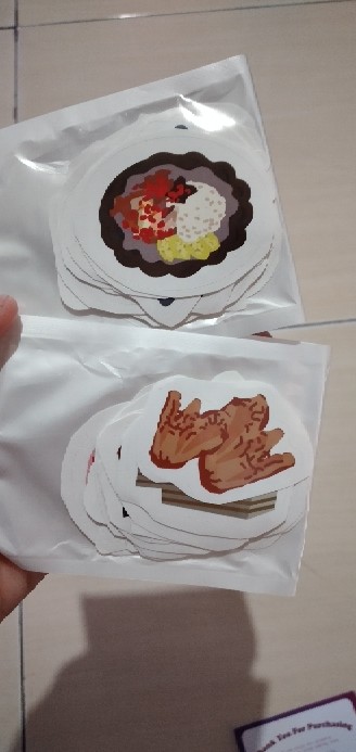 Stickeasy Aesthetic Sticker Pack Indonesian Food 20pcs | Sticker Laptop, Handphone, Tumbler