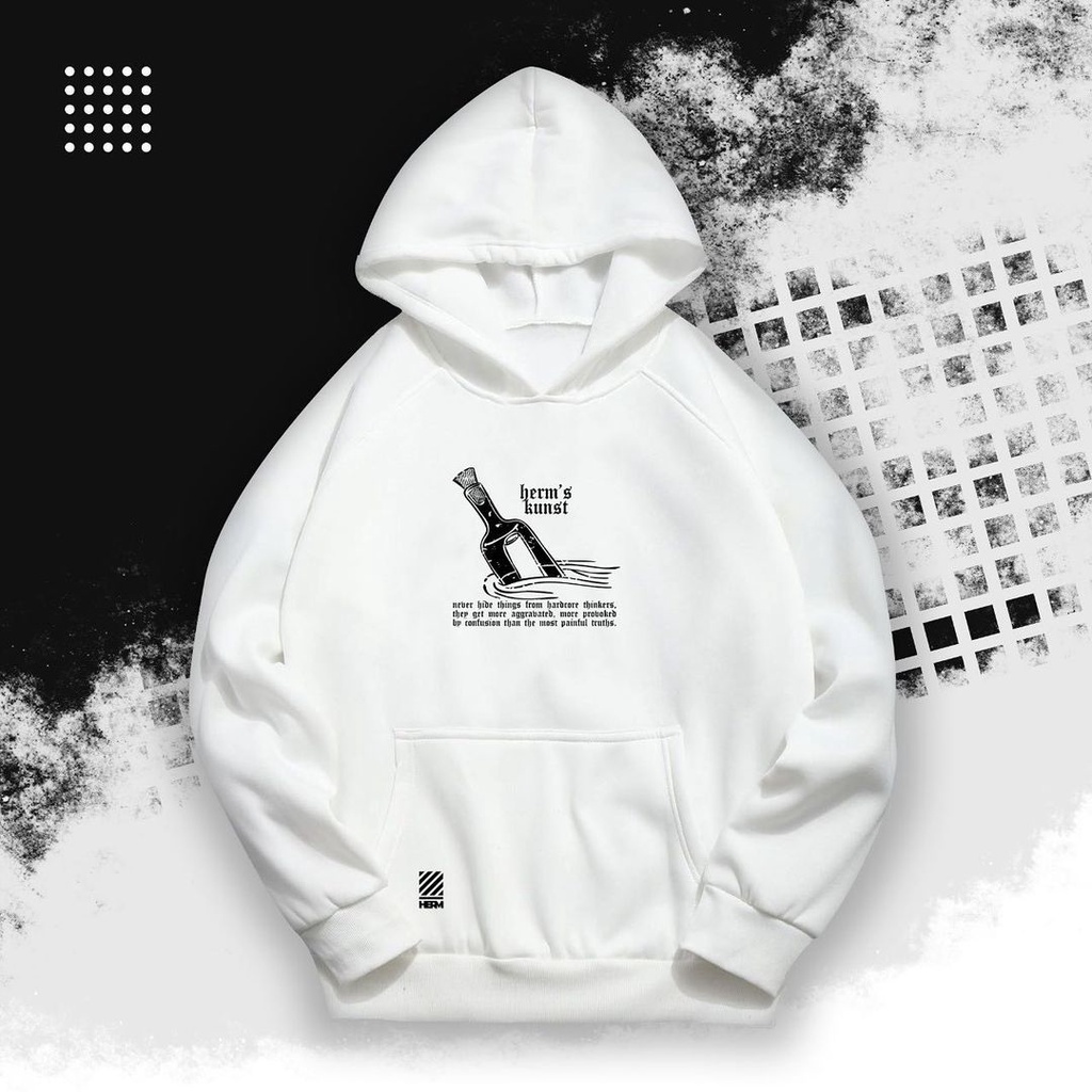 Public - Herm's Kunst Hoodie - Hoodie Pria dan Wanita