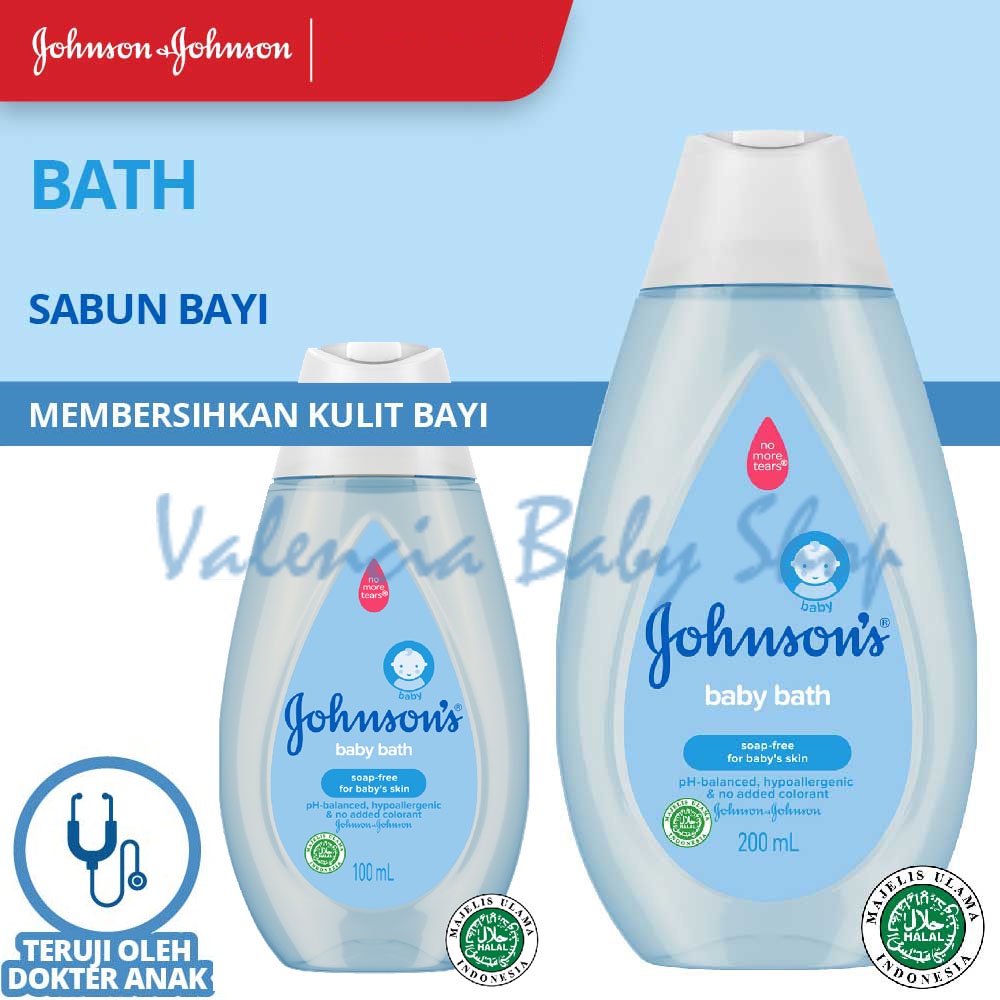 JOHNSON'S Baby Bath - Sabun Mandi Bayi 100mL/200mL