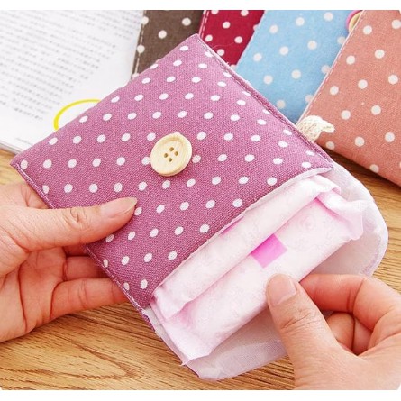 (BOW) Dompet Pembalut Menstruasi Kantong Penyimpanan Softex Tissue Organizer