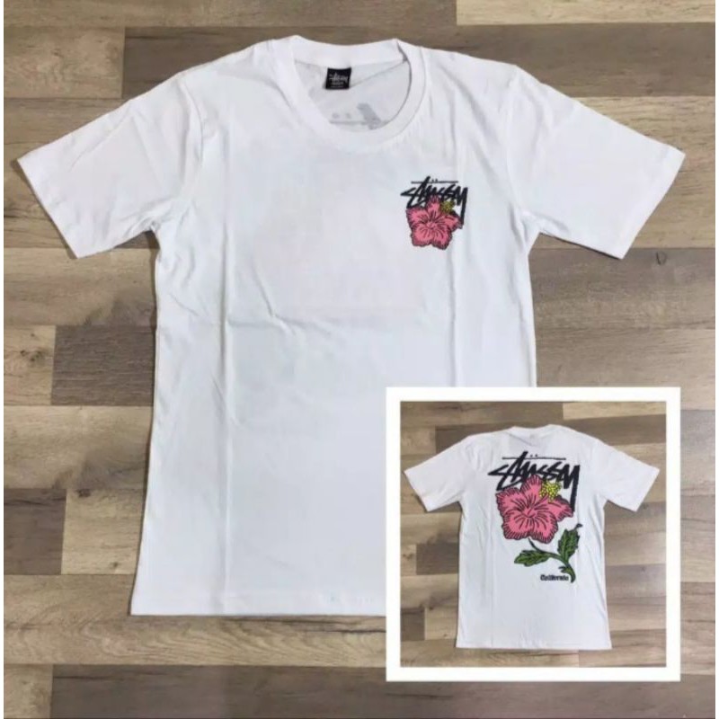 STUSSY - WHITE ROSE EDITION - T SHIRT