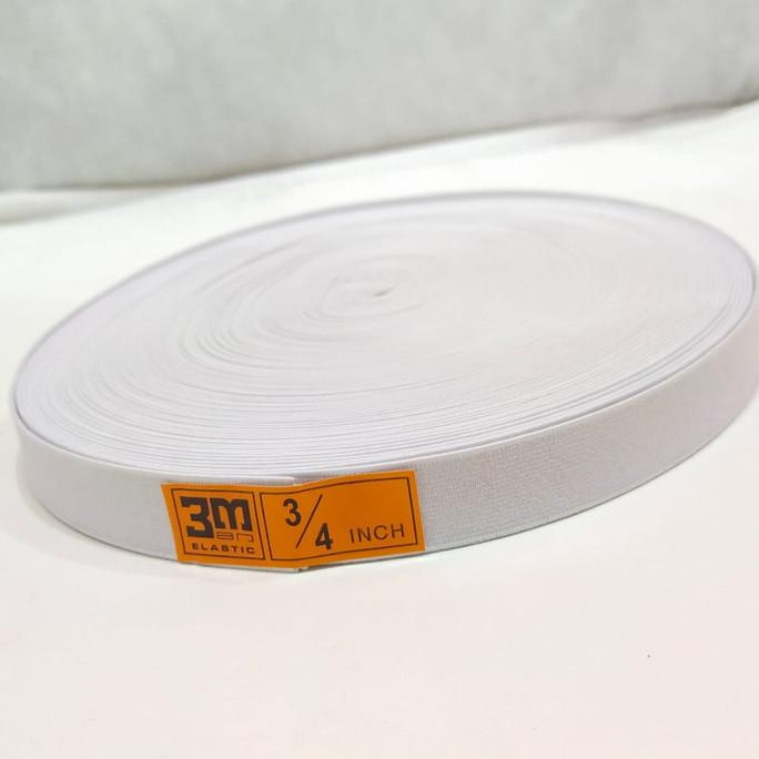 ```````] KARET ELASTIK 3M PER ROLL / KARET / KARET ELASTIS 3/4" 2CM