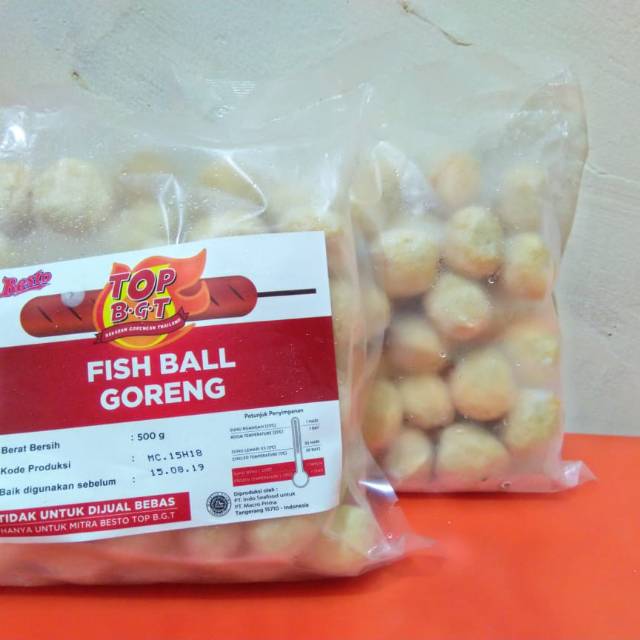 

Promo !! Fish ball goreng besto TOP BGT - agen frozen diktri