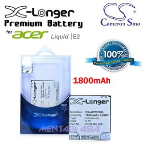 Dijual Battery for ACER Liquid E2 V370 : 1800mAh Cameron Sino X-LONGER Premium Battery terbaik