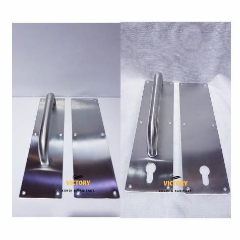 Tarikan Plat Push Pull Handle Pintu Push Plat Stainless Steel