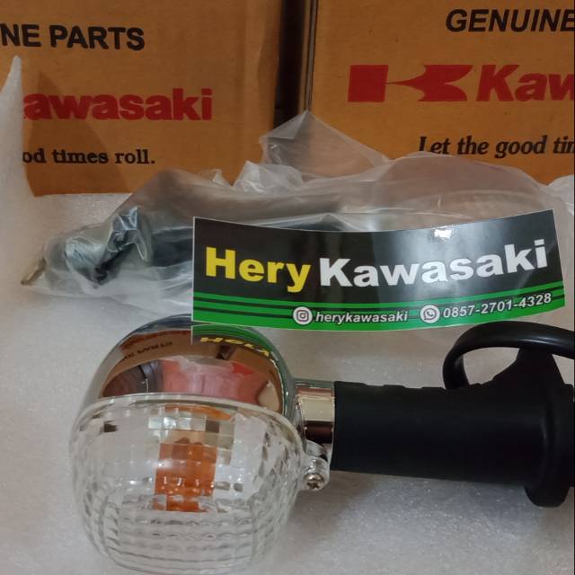 Sen sein belakang ninja r ninja ss 1 pasang original kawasaki