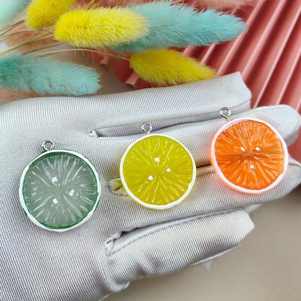 Needway Lemon Kalung Kreatif Fashion Klavikula Rantai Perhiasan Buatan Tangan Gadis Anak Desain Gaya Korea