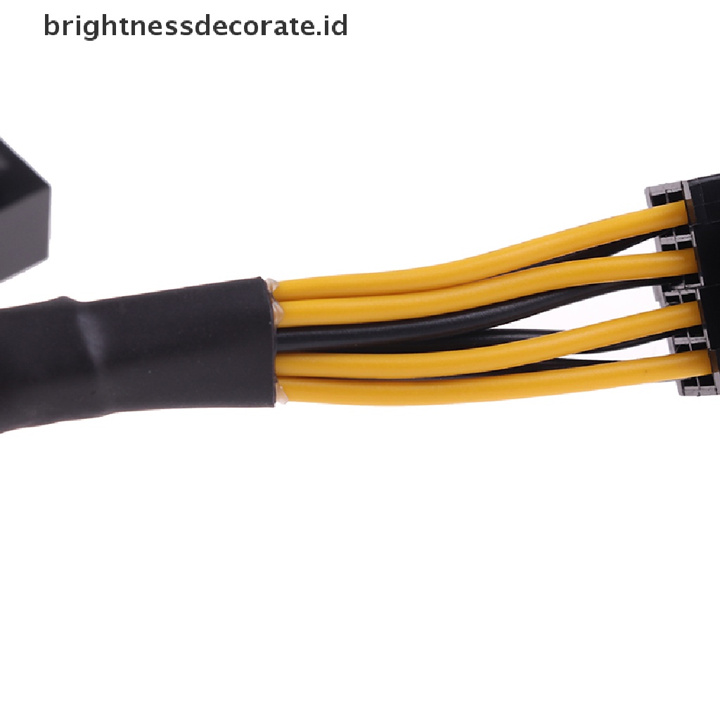 1pc Kabel Adapter Converter Power Cpu 4Pin To 8pin 20cm Untuk Kantor