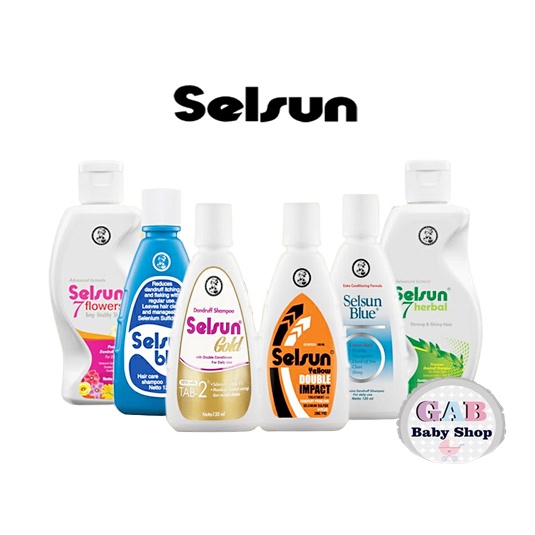 Selsun Shampoo Conditioner Series / Sampo Anti Ketombe Blue 5 Five Yellow Double Gold