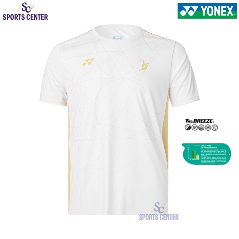 Kaos Badminton / Jersey Yonex Lindan Edition 1808 COC White Original