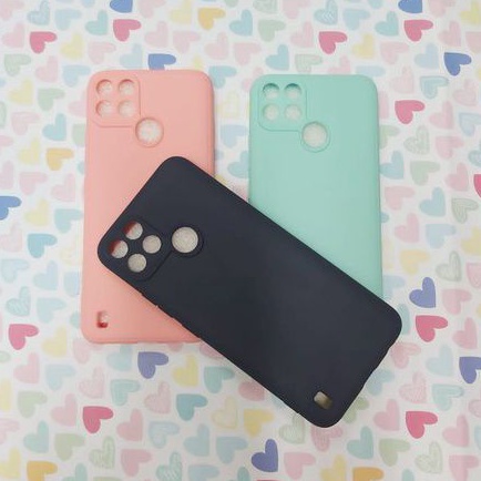 Case TPU Macaron Warna Warni Realme C25