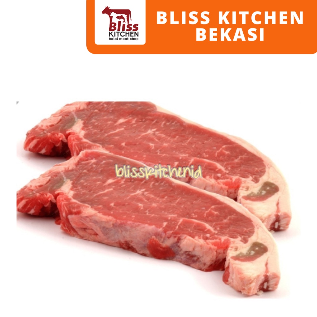 

New Zealand Prime Steer Sirloin Aged Beef Steak / NZ Striploin PS 200gr