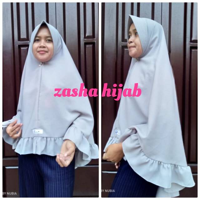 Khimar syar'i rempel jumbo / syar'i jumbo