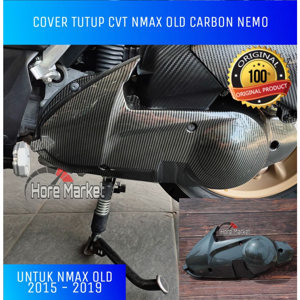 COVER TUTUP CVT NMAX CARBON NEMO YAMAHA NMAX 2015 2016 2017 2018 2019