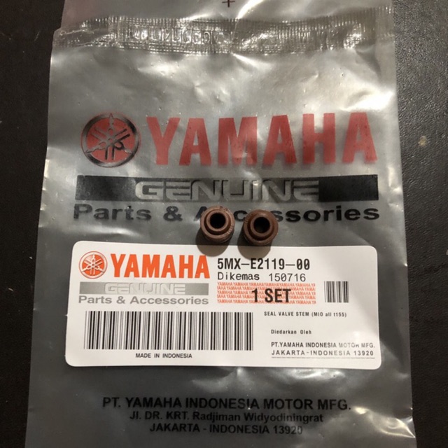 Seal Klep Valve 1 Set NOK Yamaha Mio Sporty Nouvo Fino Seal Klep Valve 1 Set NOK Yamaha Mio Sporty Nouvo Fino