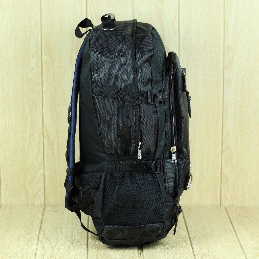 Tas Punggung Pria Elegant Hitam Besar Ransel Sekolah Out Door Travelling Keren Berkualitas