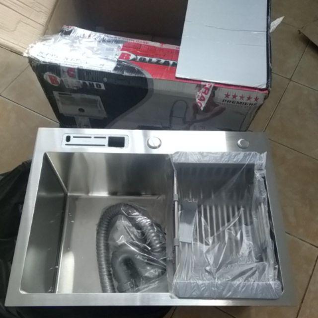 Sink Bolzano Kitchen Sink Bak Cuci Piring 1 Lubang Bolzano 6045 Wastafel