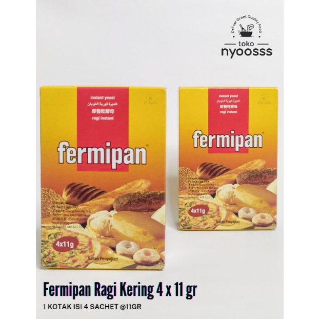 

Fermipan Ragi Instant 4 sachet x 11 gr / Ragi Kue & Roti / Ragi Instant