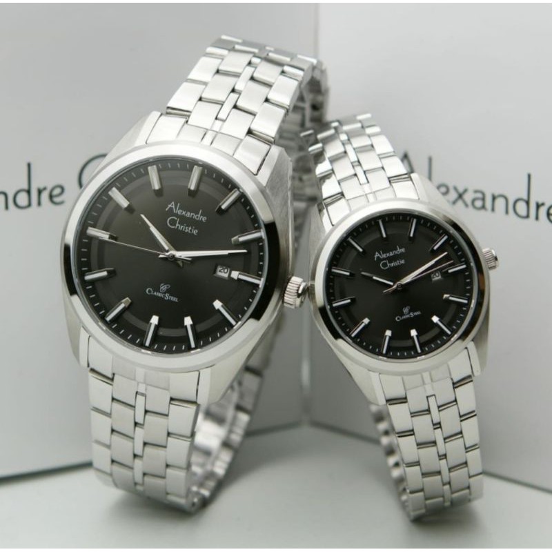 JAM TANGAN COUPLE ALEXANDRE CHRISTIE 8637 AC 8637MD-LD Ac 8637 ORIGINAL [ GARANSI RESMI 1 TAHUN ]