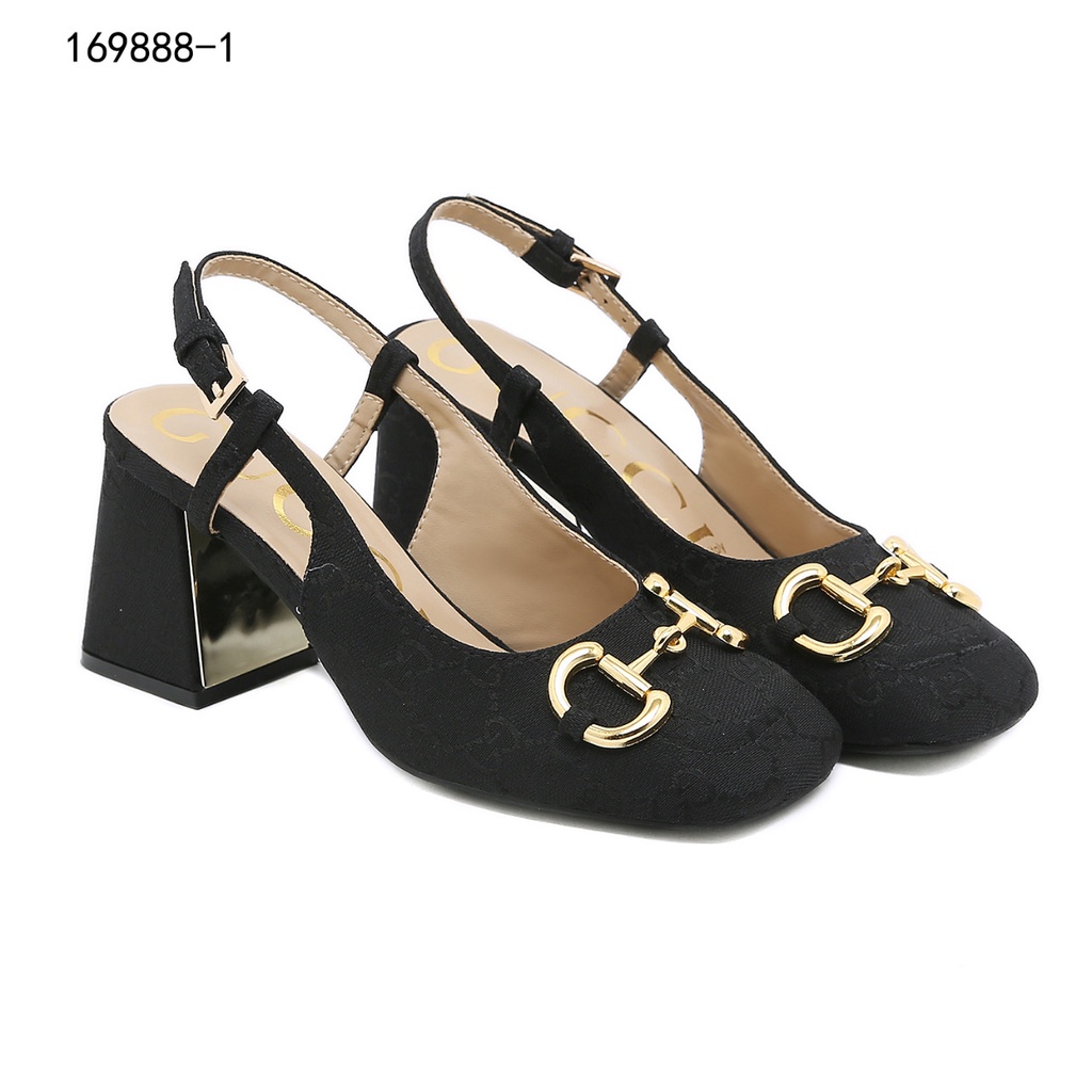 Gucci Horsebit Canvas Pumps #169888