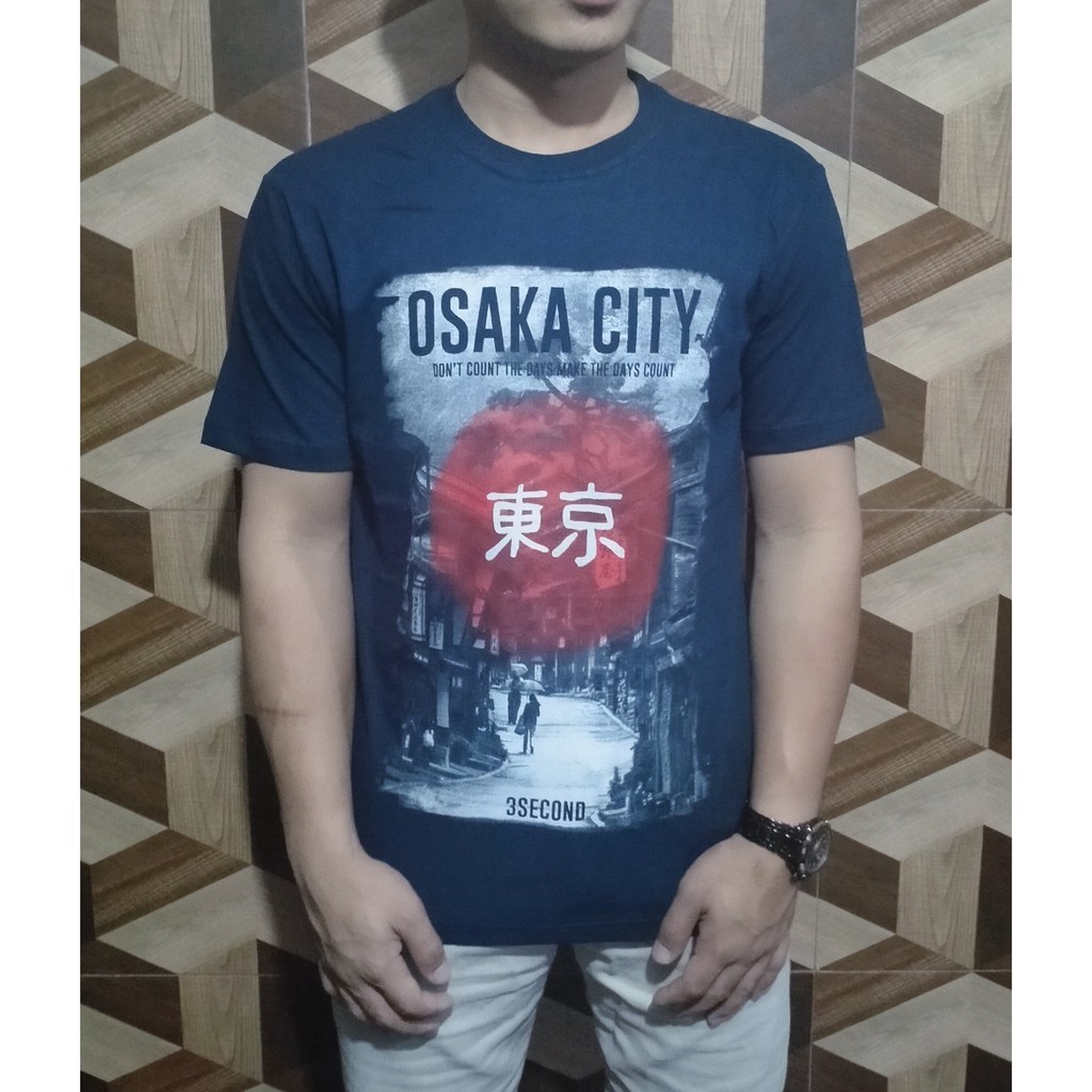 T-SHIRT PRIA KAOS DISTRO PRIA 3SECOND | BAJU PRIA DISTRO