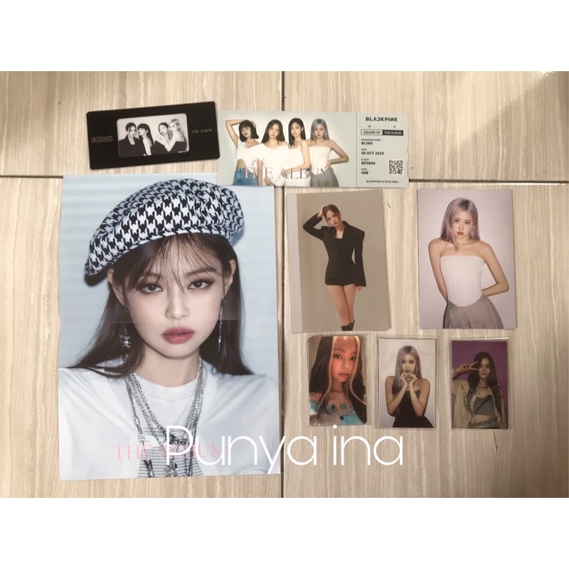 [MURAH] OFFICIAL BLACKPINK 1ST FULL ALBUM - THE ALBUM [PHOTOCARD POSTCARD POSTER KTOWN4U]