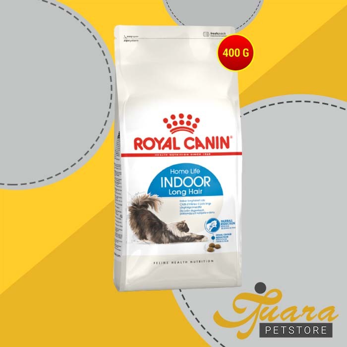 Makanan Kucing Cat Food Royal Canin Indoor Cat Long Hair 400gr