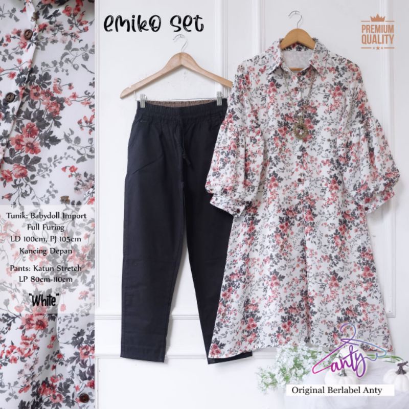 emiko set dan emiko set motif baru LD 115