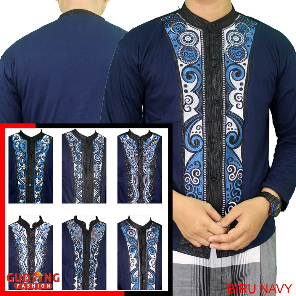 Baju Koko Pria Lengan Panjang Kerah Shanghai (KKL)