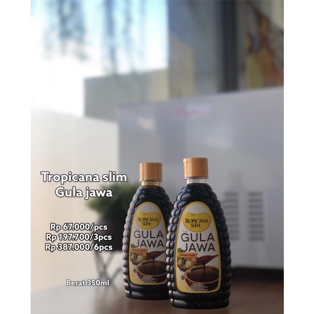 

Gula Jawa Tropicana Slim 350ml