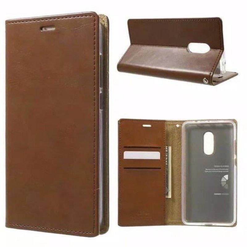Flip case Xiaomi A1 / Mi 5X silicon Dompet Wallet softcase