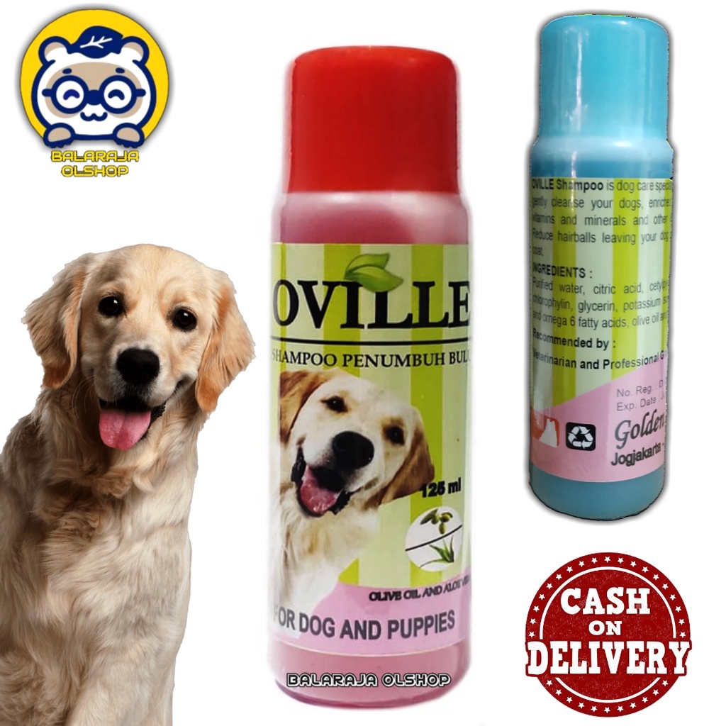 SAMPO ANJING BULU RONTOK SHAMPOO PENUMBUH BULU PUPPY OVILLE DOG