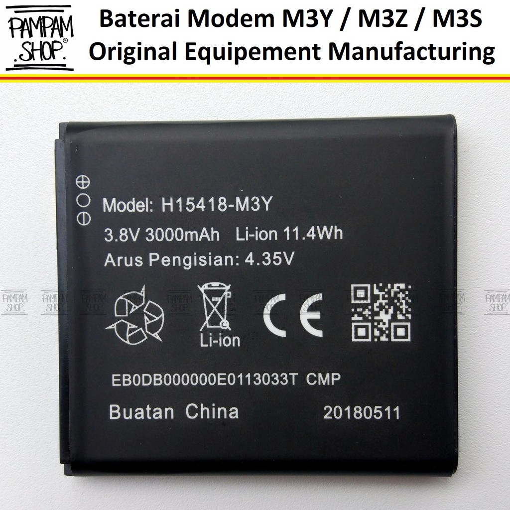 Baterai Modem Smartfren MIFI Andromax M3Y M3Z M3S H15418 Original Double Power Wifi Batrai Batre