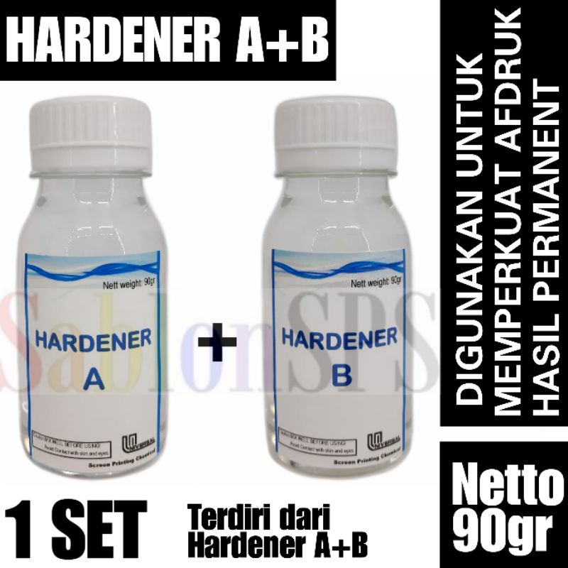 PENGUAT AFDRUK PERMANENT HARDENER A+B PER SET