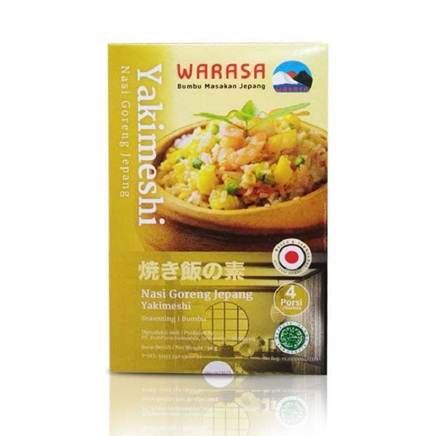 

WARASA YAKIMESHI ALA JEPANG BUMBU MASAK NASI GORENG SIAP SAJI