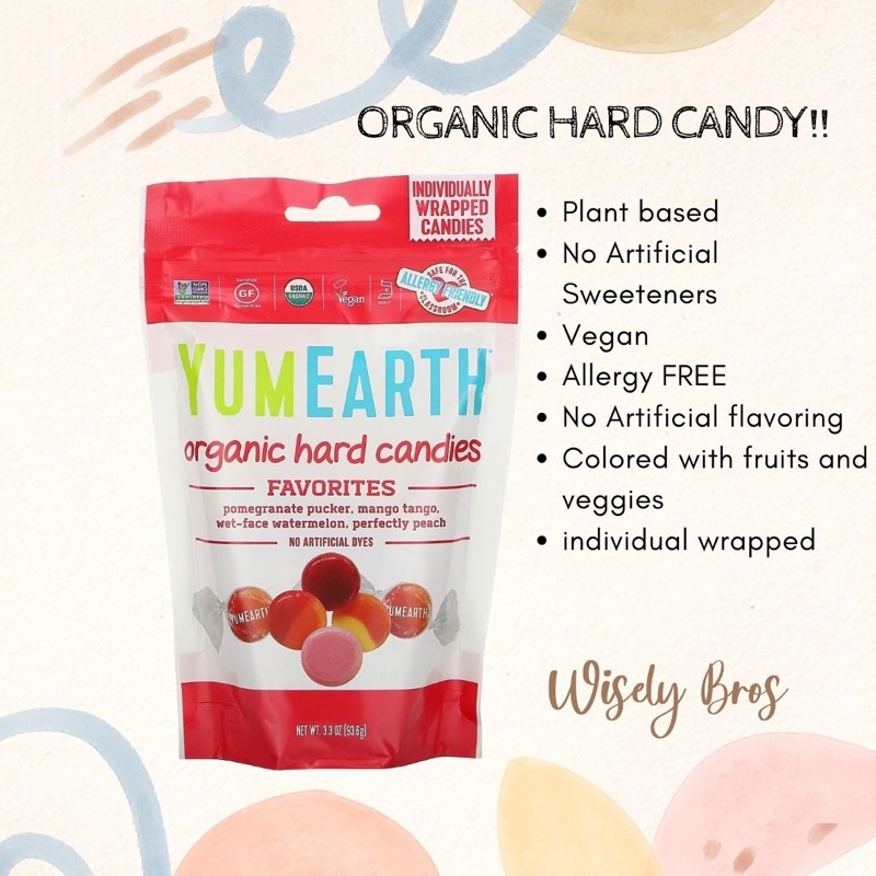 

YUMEARTH organic candy FAVORITE VEGAN